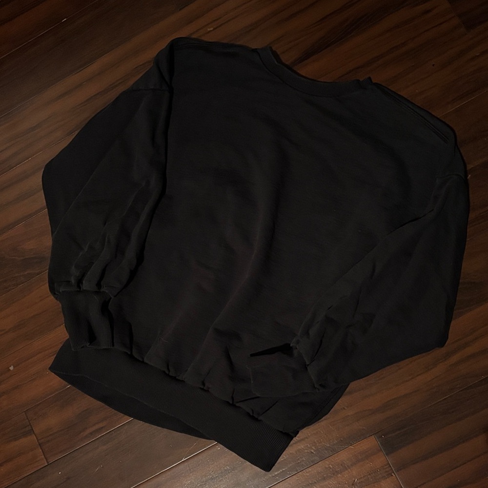 Men's Black Crewneck Sweater